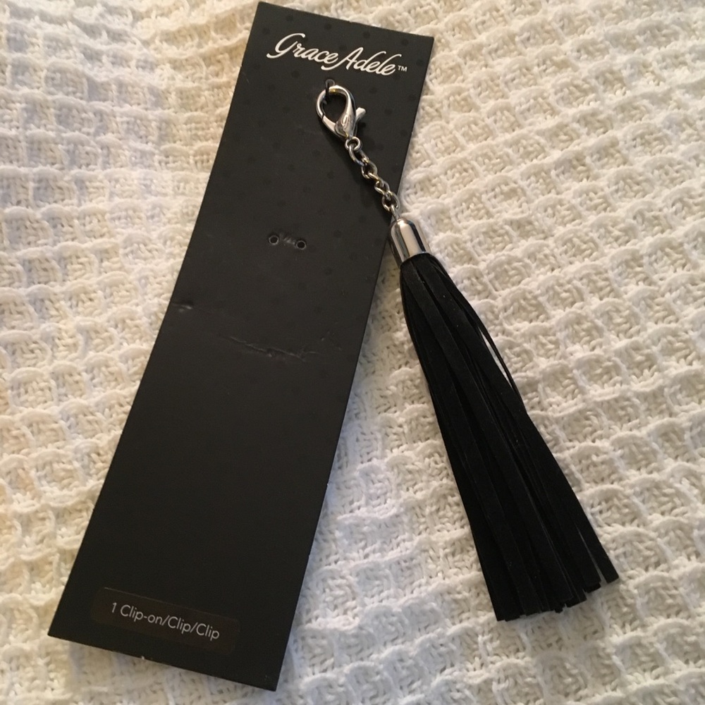 NWT Grace Adele Tassel Keyfob